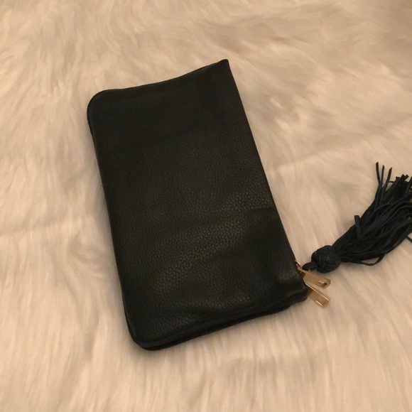 New Ann Taylor Green Leather Crossbody Bag - Picture 3 of 8